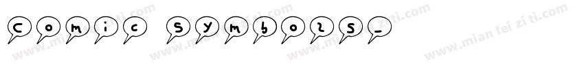 Comic Symbols字体转换